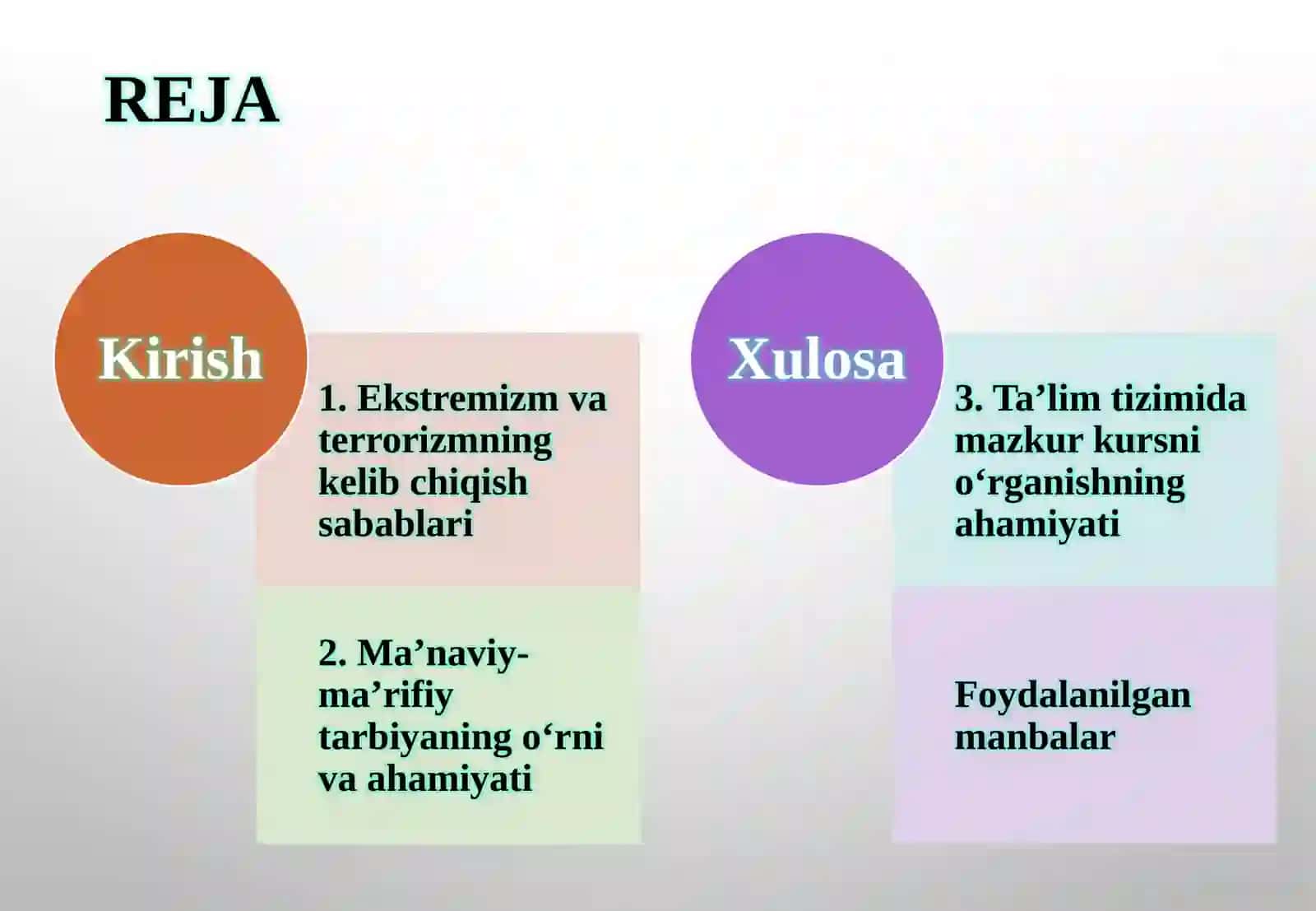 Ekstremizm va terrorizmga qarshi kurashning maʼnaviy-maʼrifiyasosi 2
