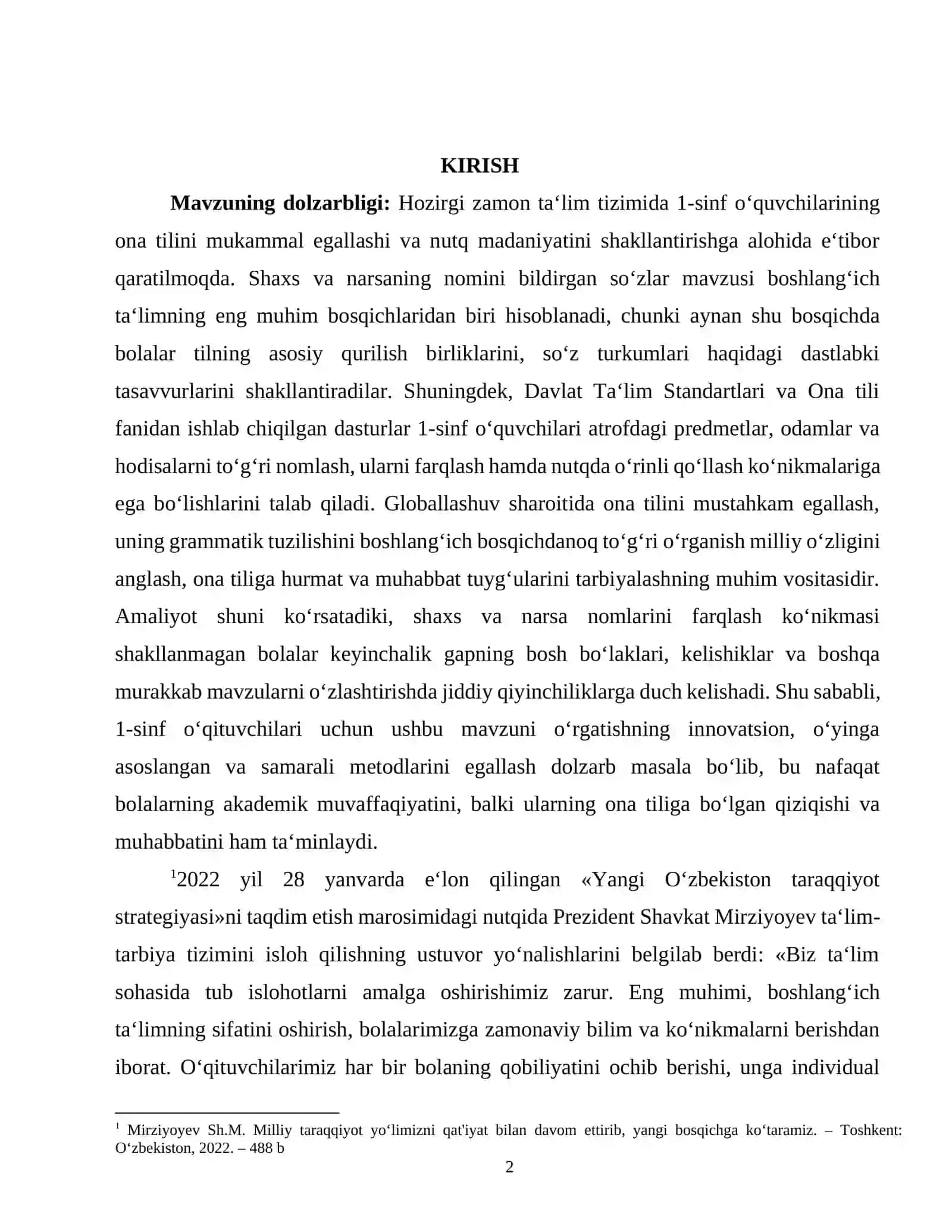 1-sinfda shaxs va narsaning nomini bildirgan soʻzlar 2