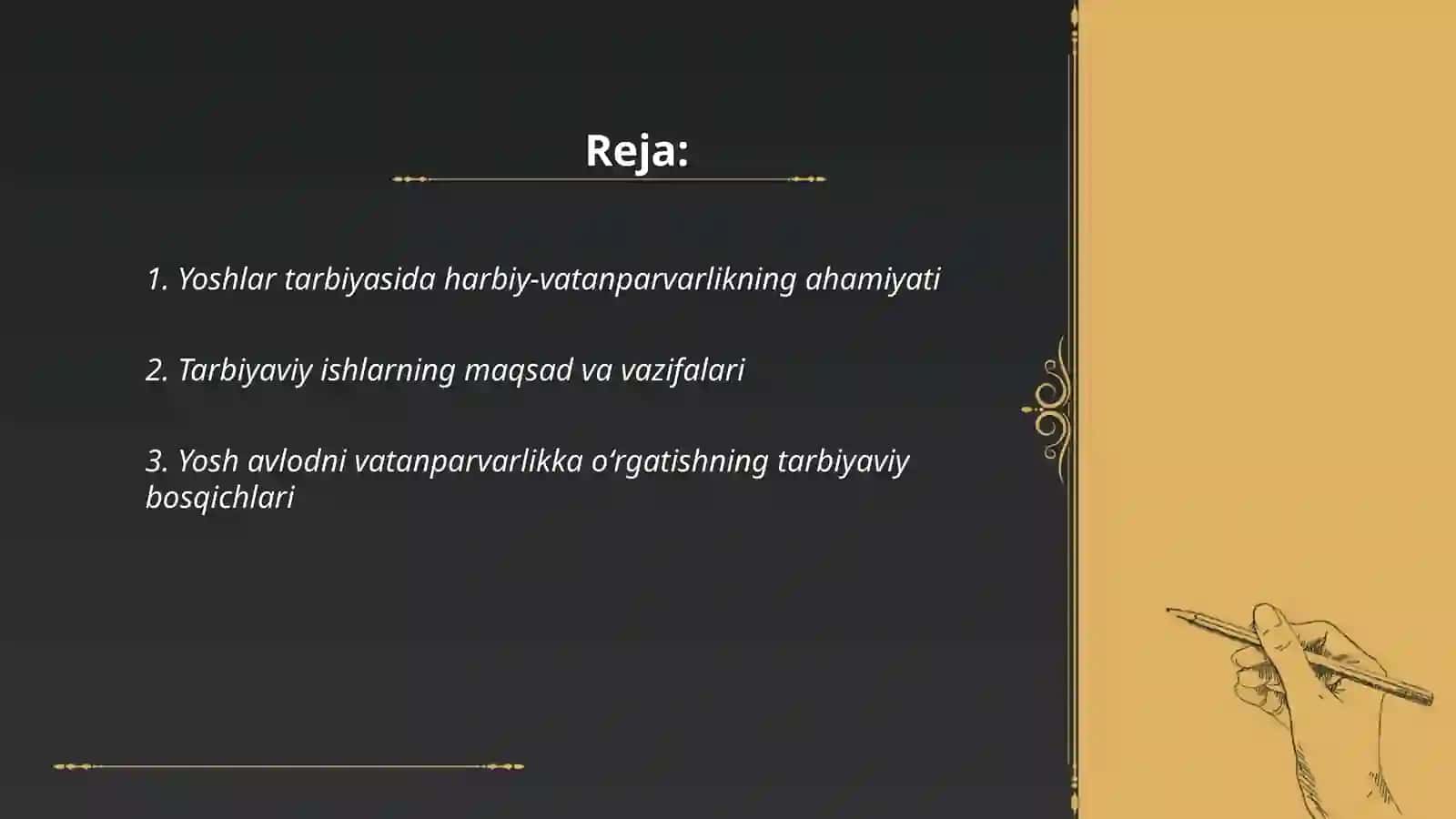 Yoshlar tarbiyasida harbiy-vatanparvarlikning ahamiyati 2