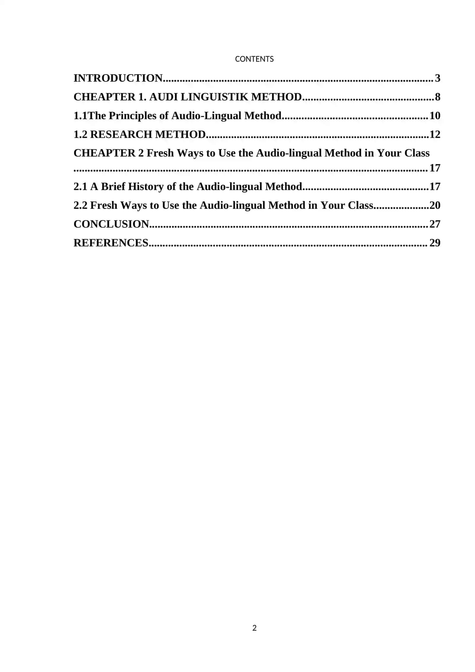 AUDIO LINGUISTIK METHOD 2