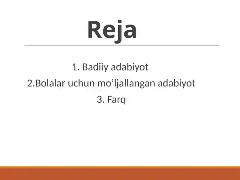 Bolalar uchun mo'ljallangan badiiy adabiyot namunalarining kattalar adabiyotidan farqi 2