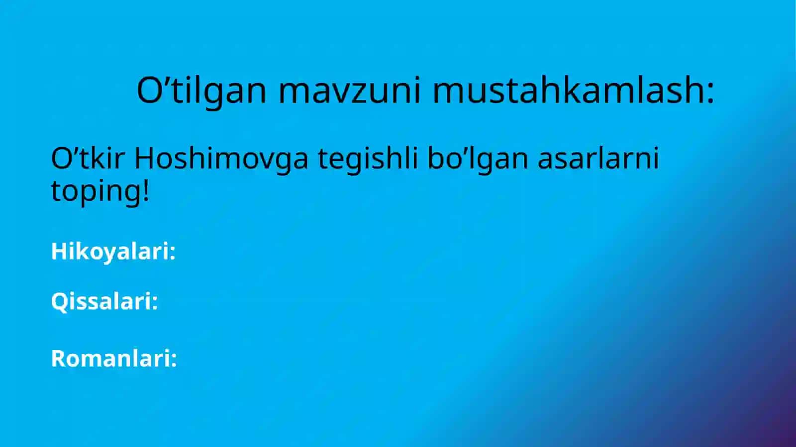 JEK LONDON “HAYOTGA MUHABBAT” HIKOYASI 2