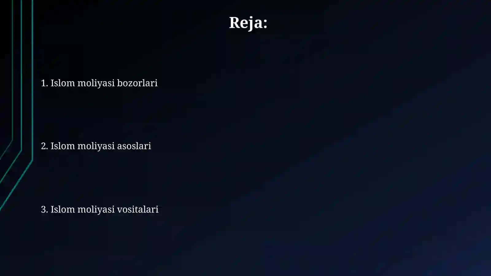 Islom moliyasida muqossa taqdimot 2