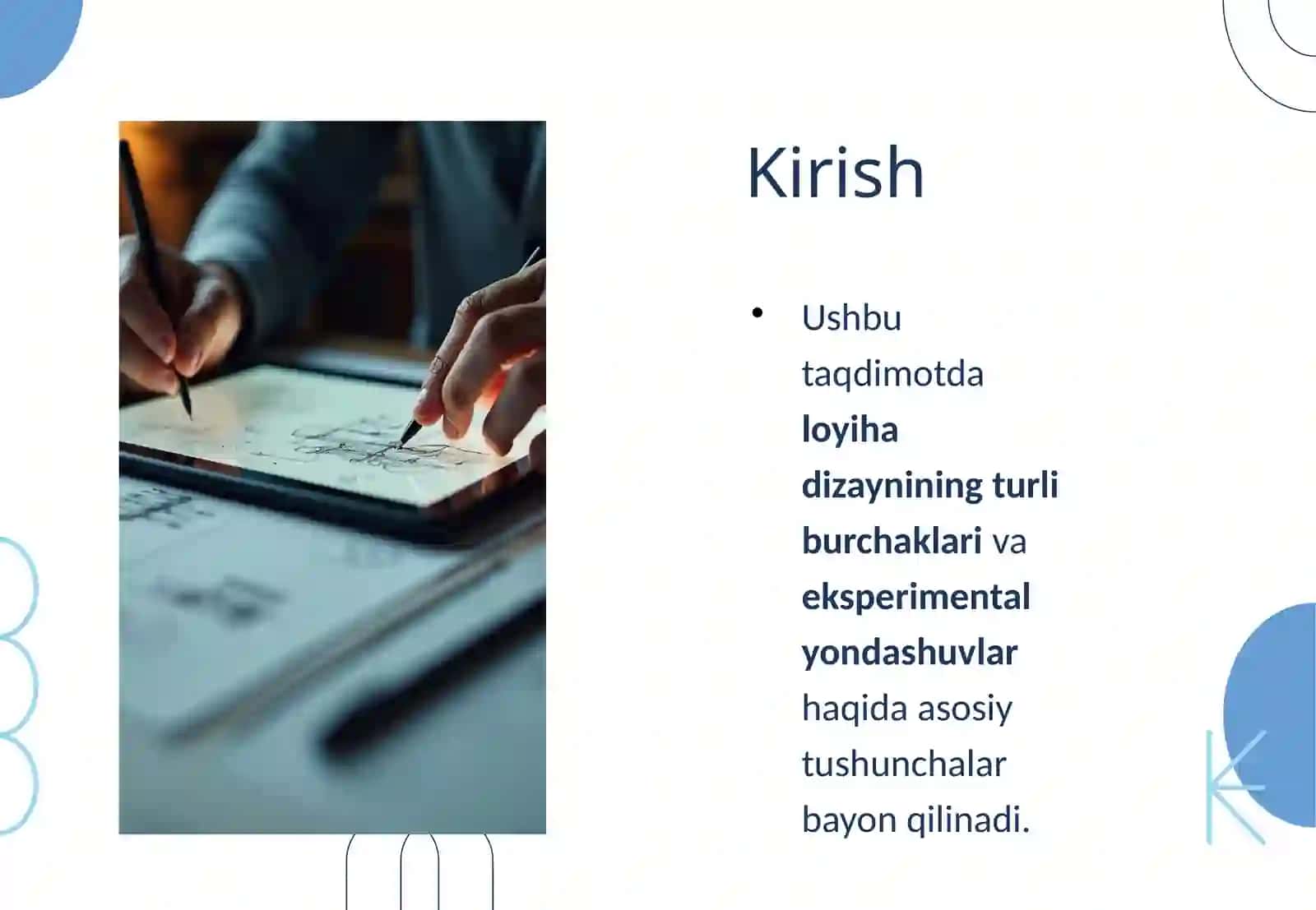 Turli burchak va proyeksiyalarda loyihalash tajriba eksprimental faoliyatda atrof muhit xaqidagi g'oyalarni shakllantirish 2