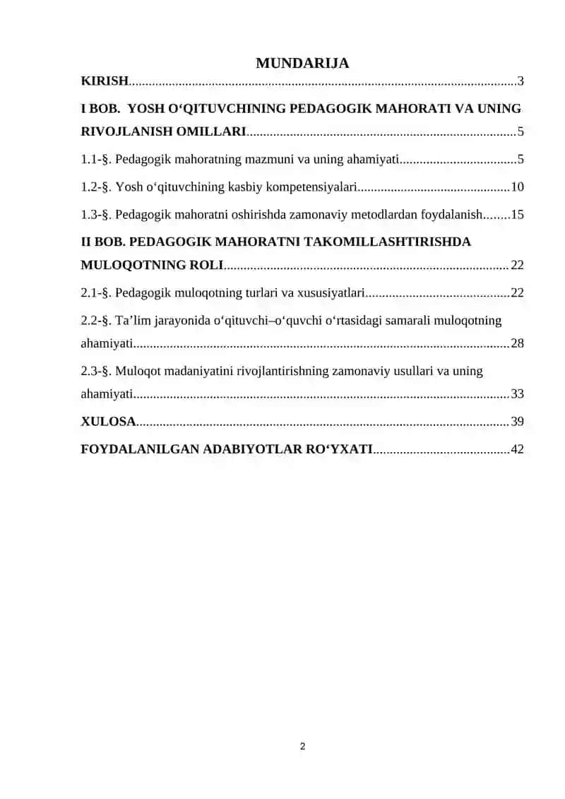 Yosh o’qituvchining pedagogik mahoratini takomillashtirishda muloqotning ahamiyati 2