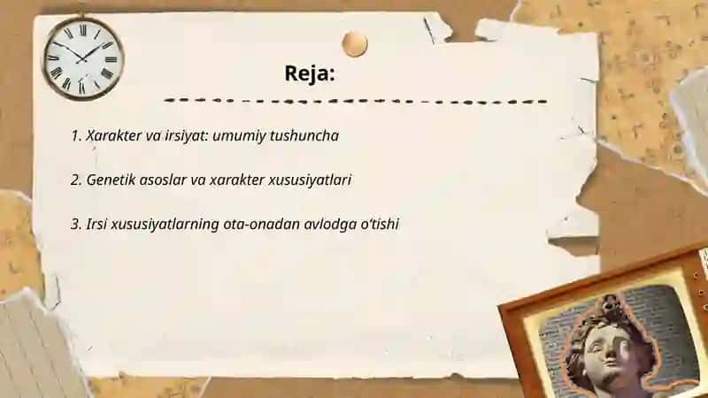 Harakater va Irsiyat 2