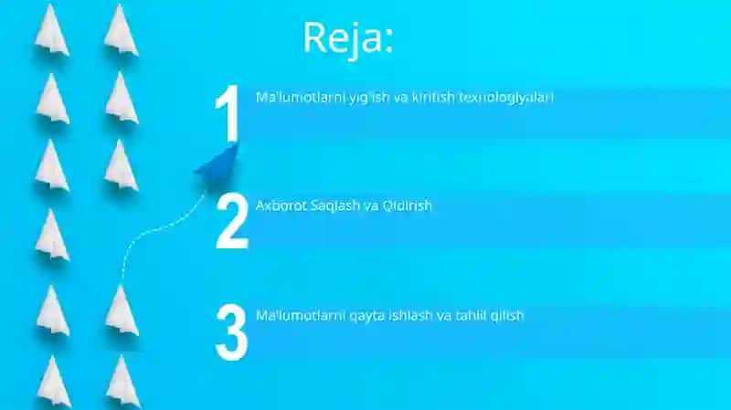 Axborot qayta ishlash 2