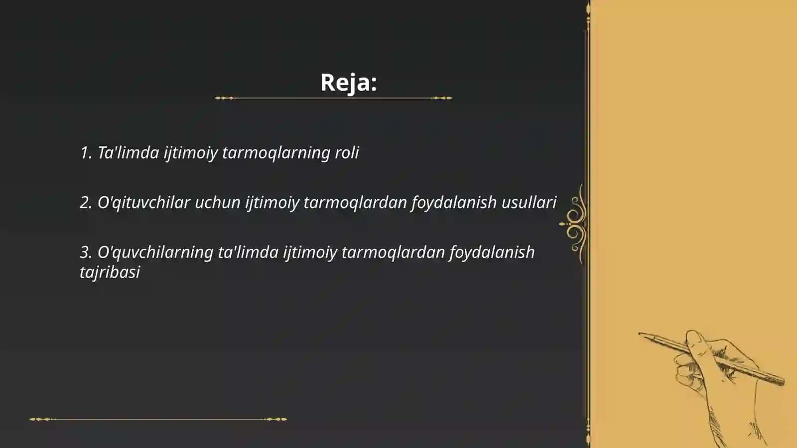 Ta'limda ijtimoiy tarmoqlardan foydalanish 2