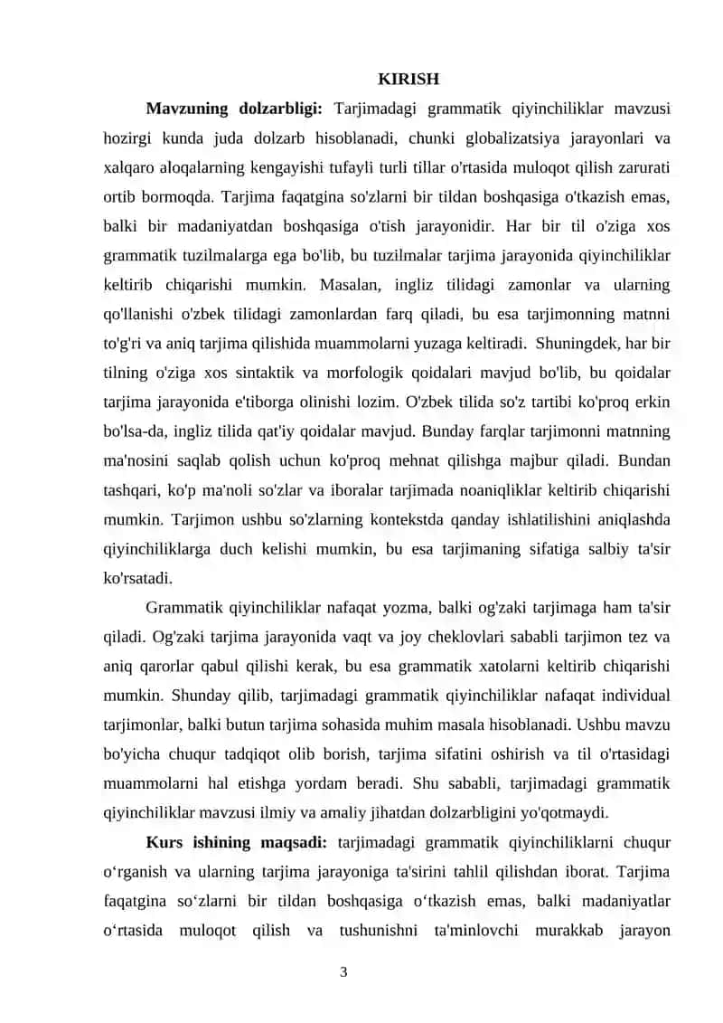 TARJIMADAGI GRAMMATIK QIYINCHILIKLAR 2