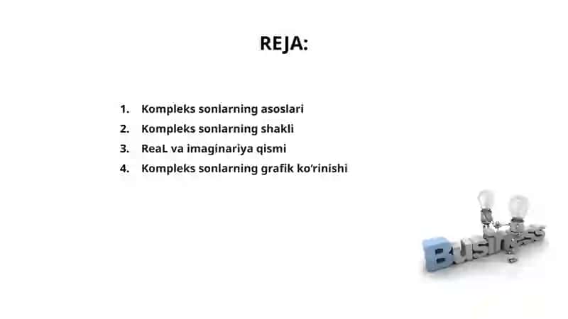 Kompleks sonlar 2