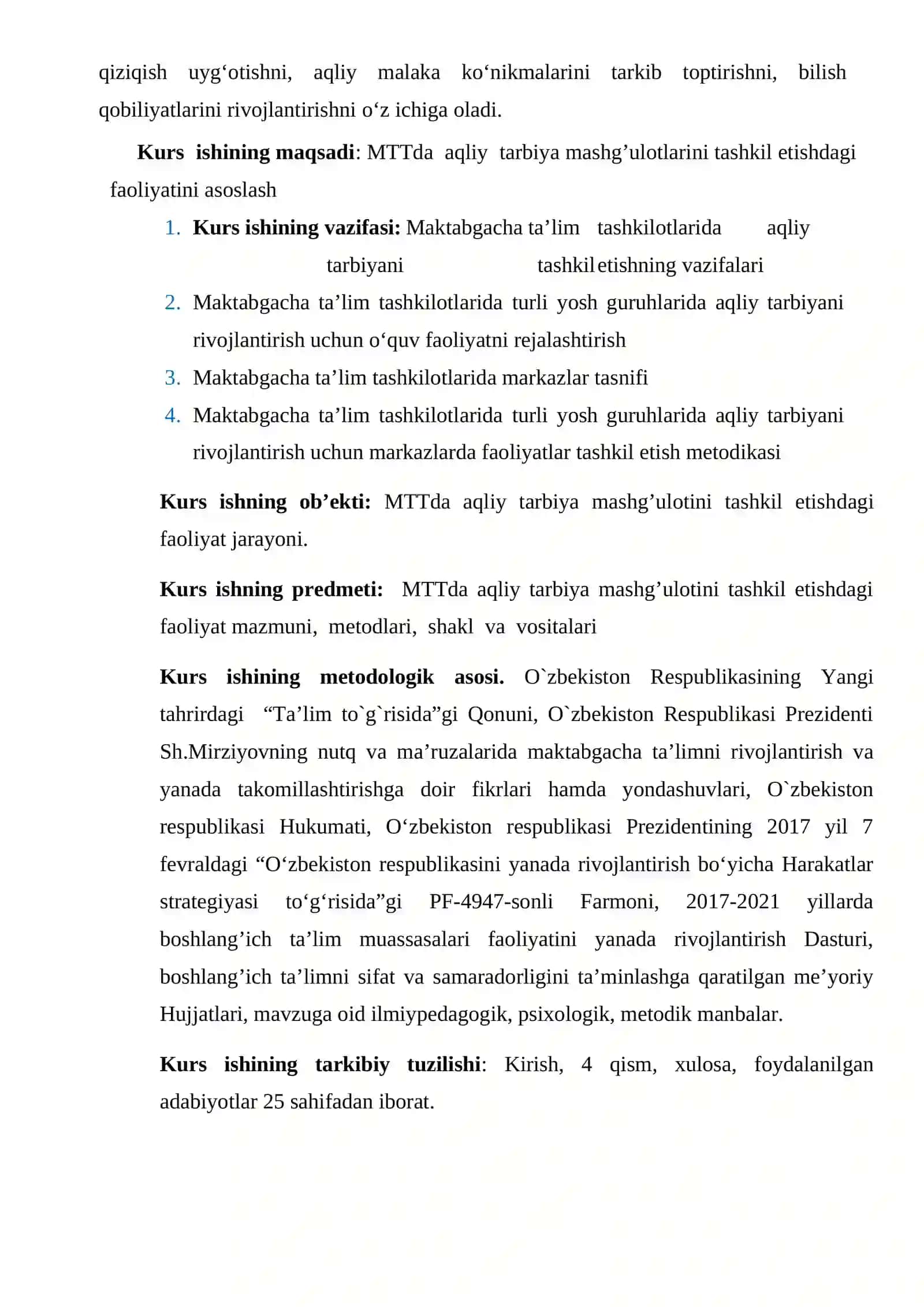 MAKTABGACHA TA’LIM TASHKILOTLARIDA AQLIY TARBIYANI TASHKIL ETISH 2