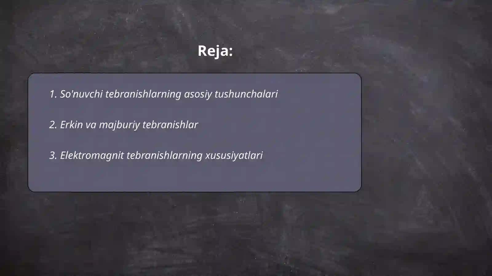 So'nuvchi,majburiy mexanik va elektromagnit tebranishlar 2