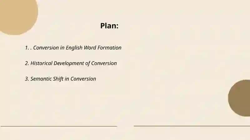Conversion as a specific type of word formation. Abbreviation and its types 2