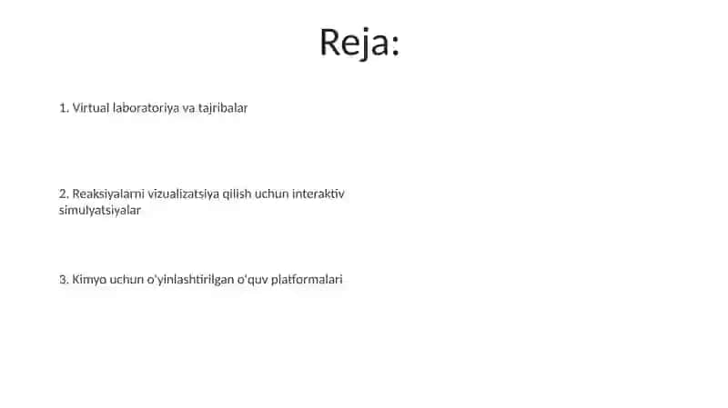 Kimyodan masalalar yechishda zamonaviy interfaol usullar foydalanish 2