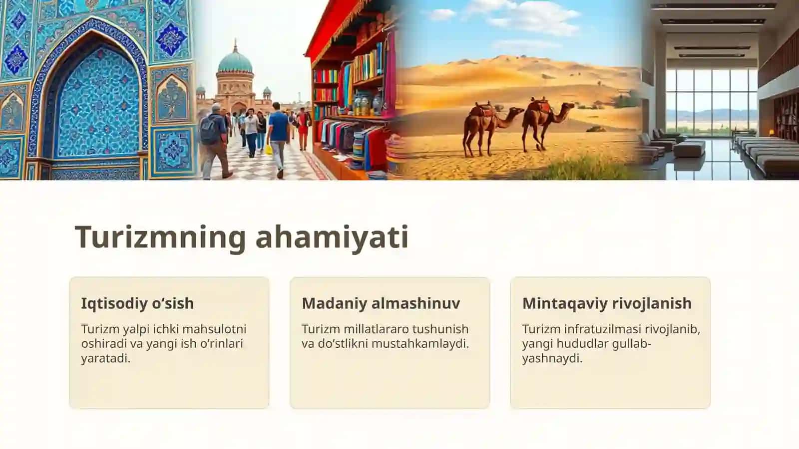 Oʻzbekiston turizmi rivoji 2