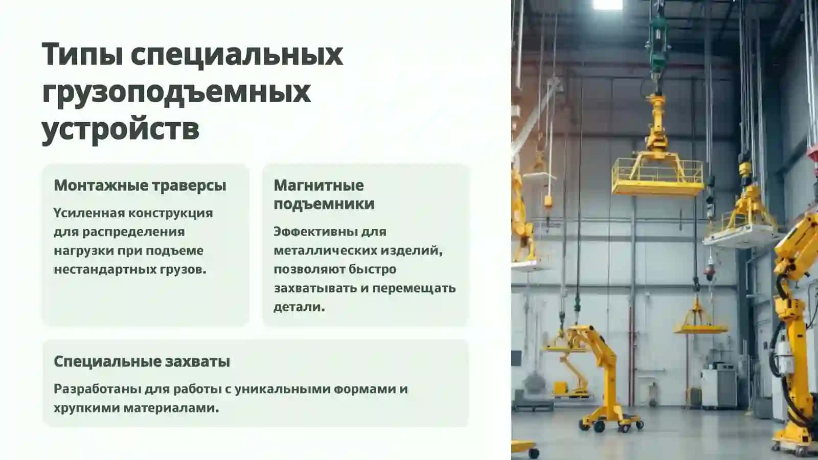 Специальные грузоподъемные и несущие устройства 2