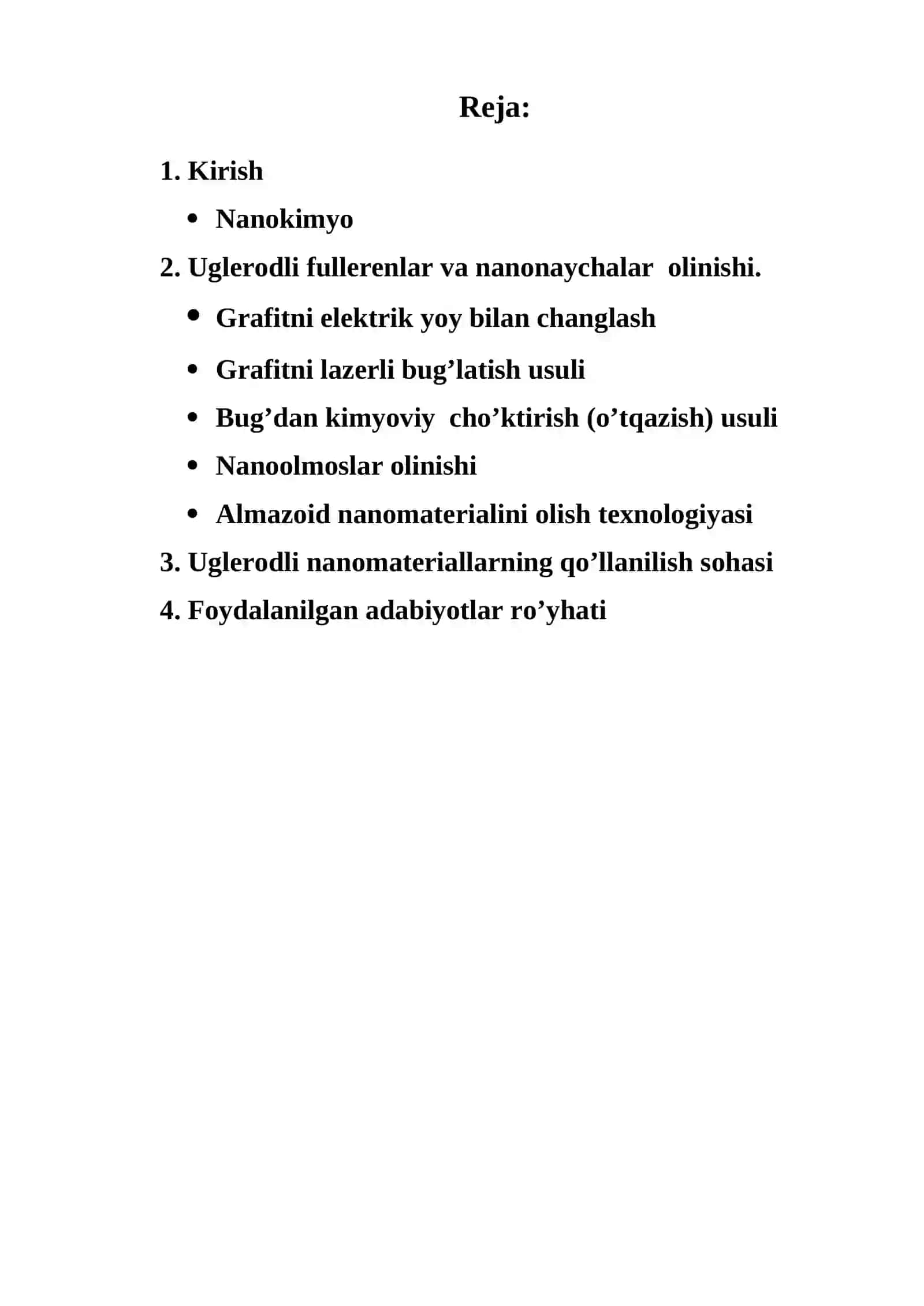 Uglerodli nanomateriallar 2