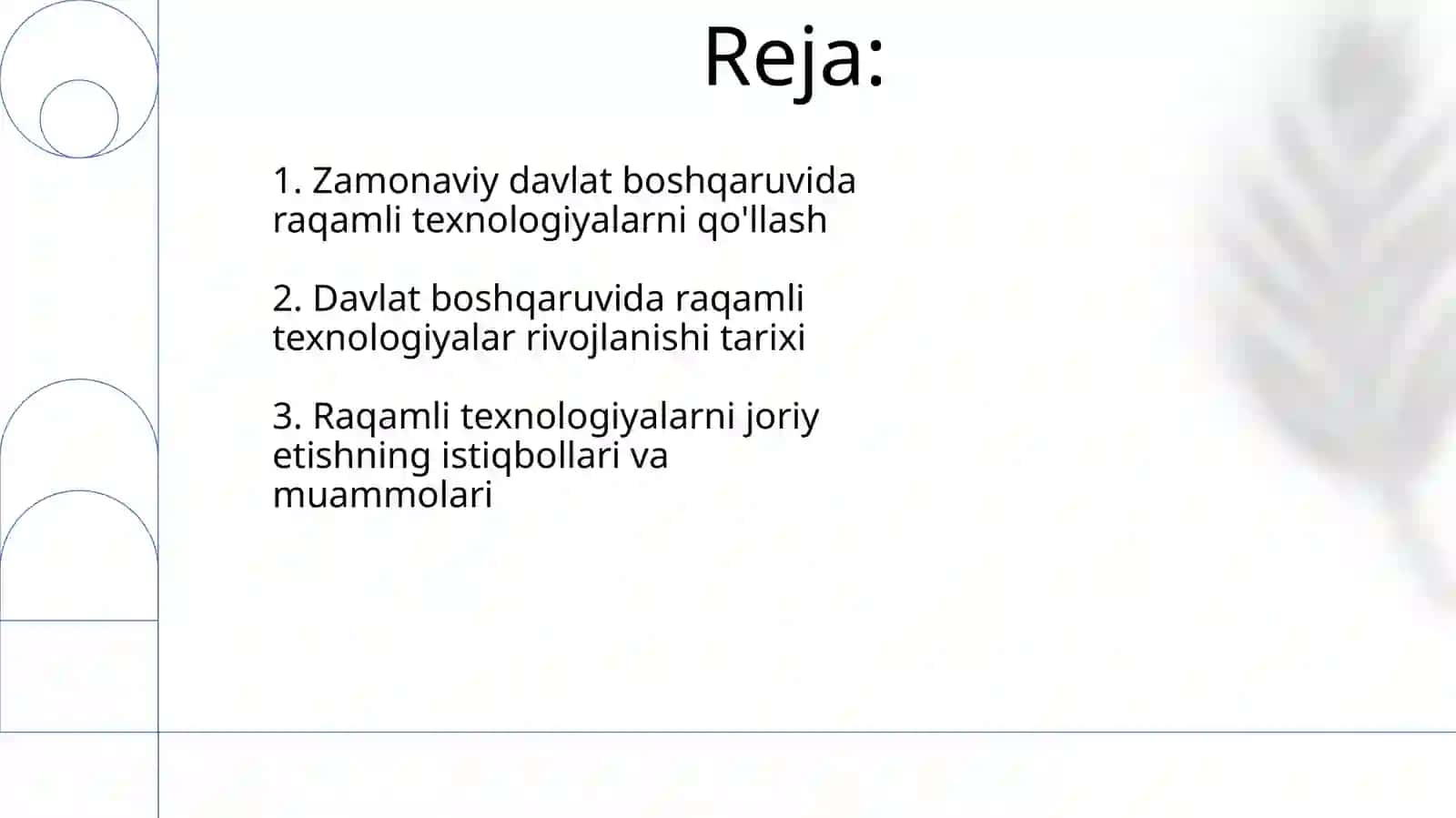 Davlat boshqaruvida raqamli texnologiyalarni rivojlantirish 2