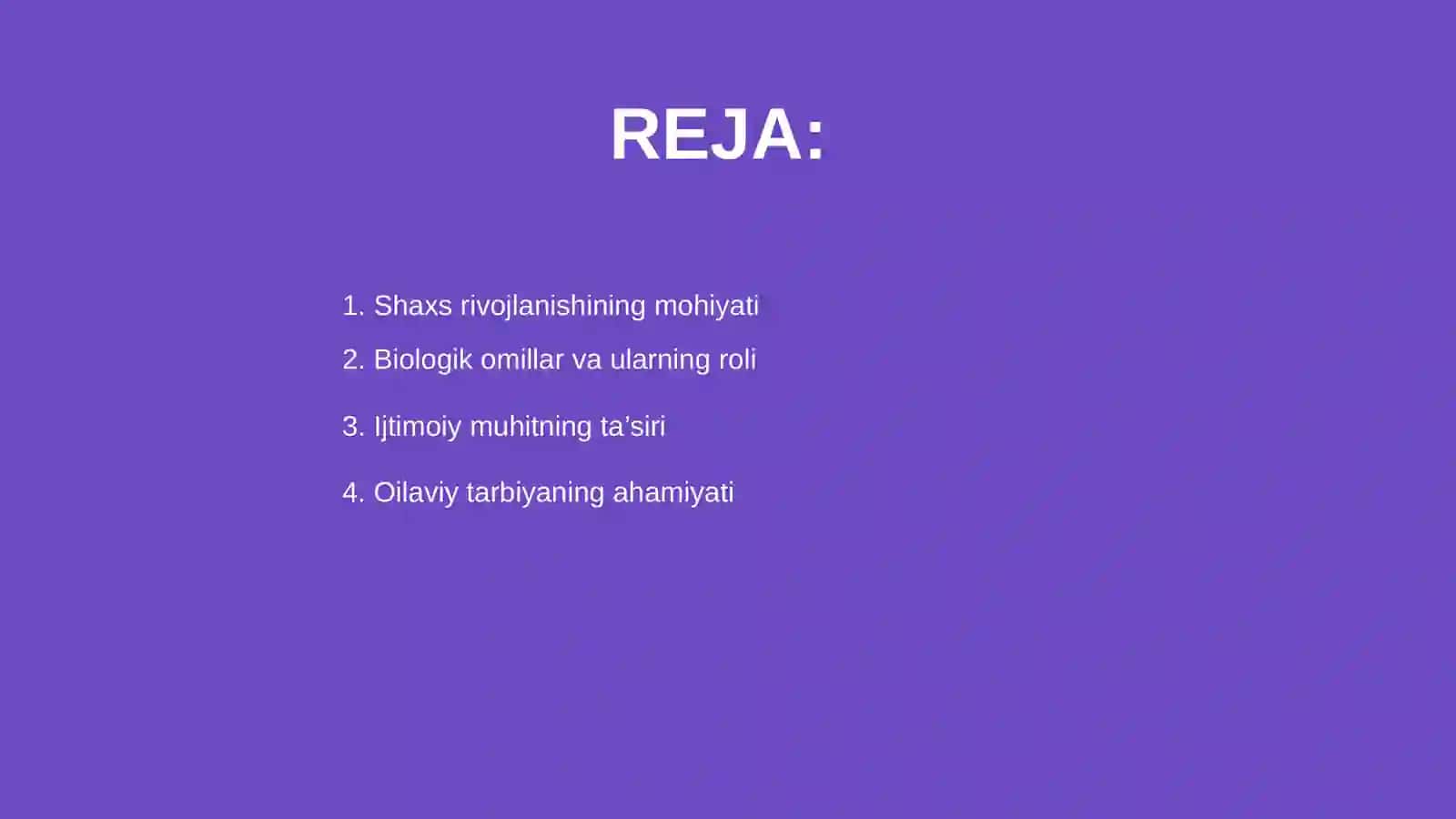 Shaxsni Rivojlanishiga Tasir Etuvchi Omillar 2