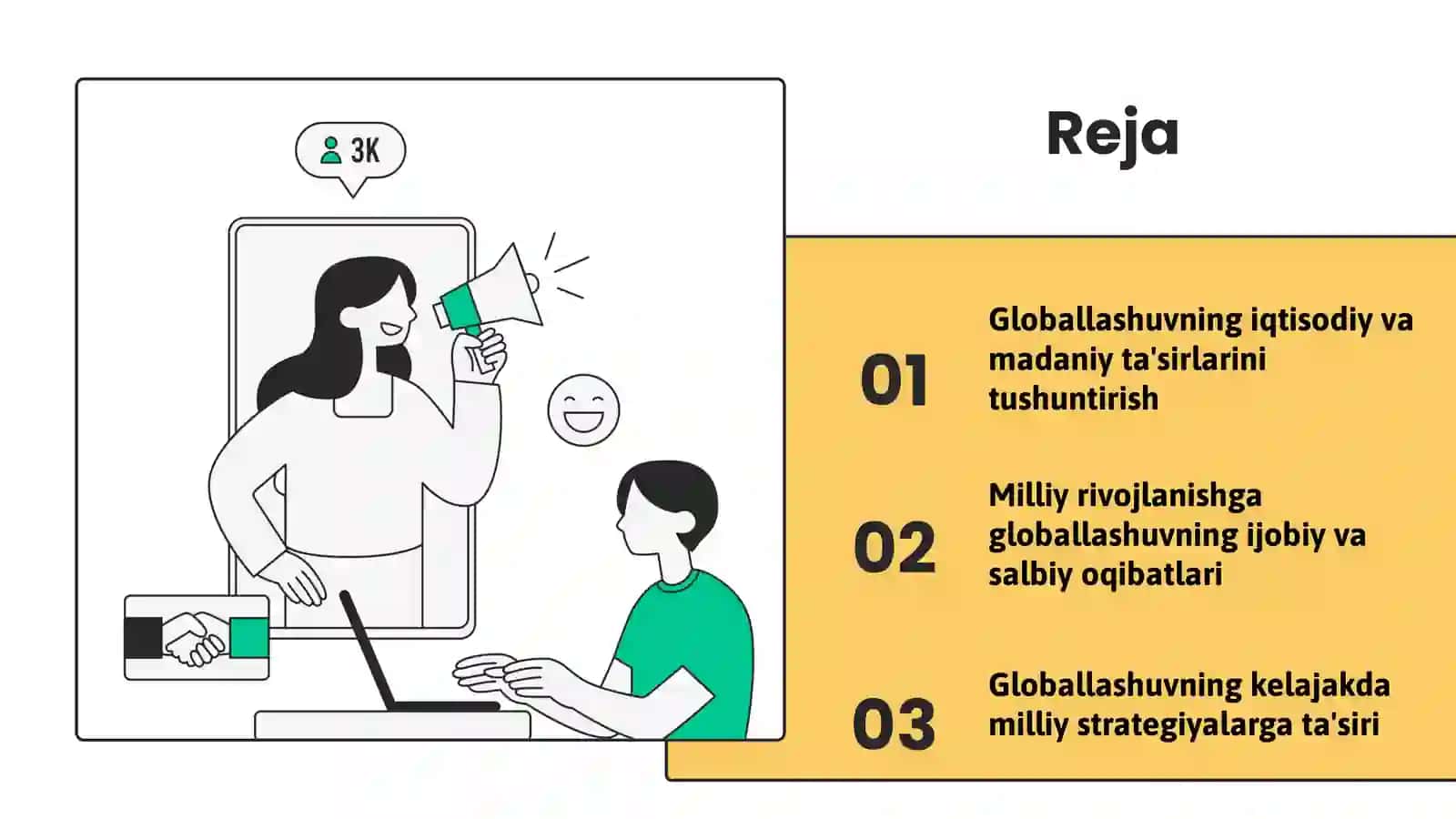 Globallashuvning milliy rivojlanishga o'tkazayotgan ta'siri va uning oqibatlari 2