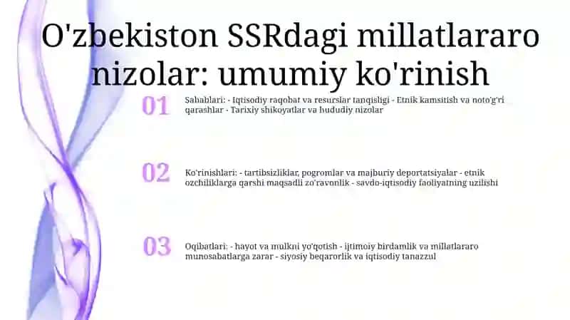 1990 Yilardagi O'Zbekiston Ssr Amalga Oshirilgan Milatlar Aro Nizolar 2