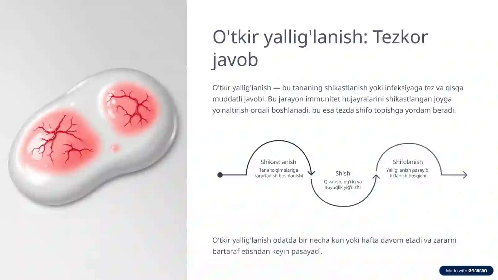 Yallig'lanish: Tana himoyasining kaliti 2