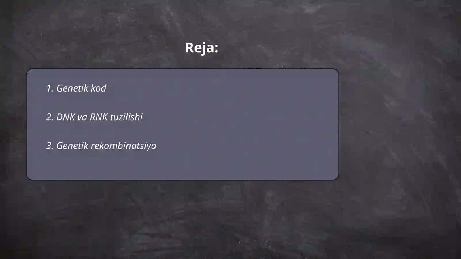 Genetka va evolotson talmot 2