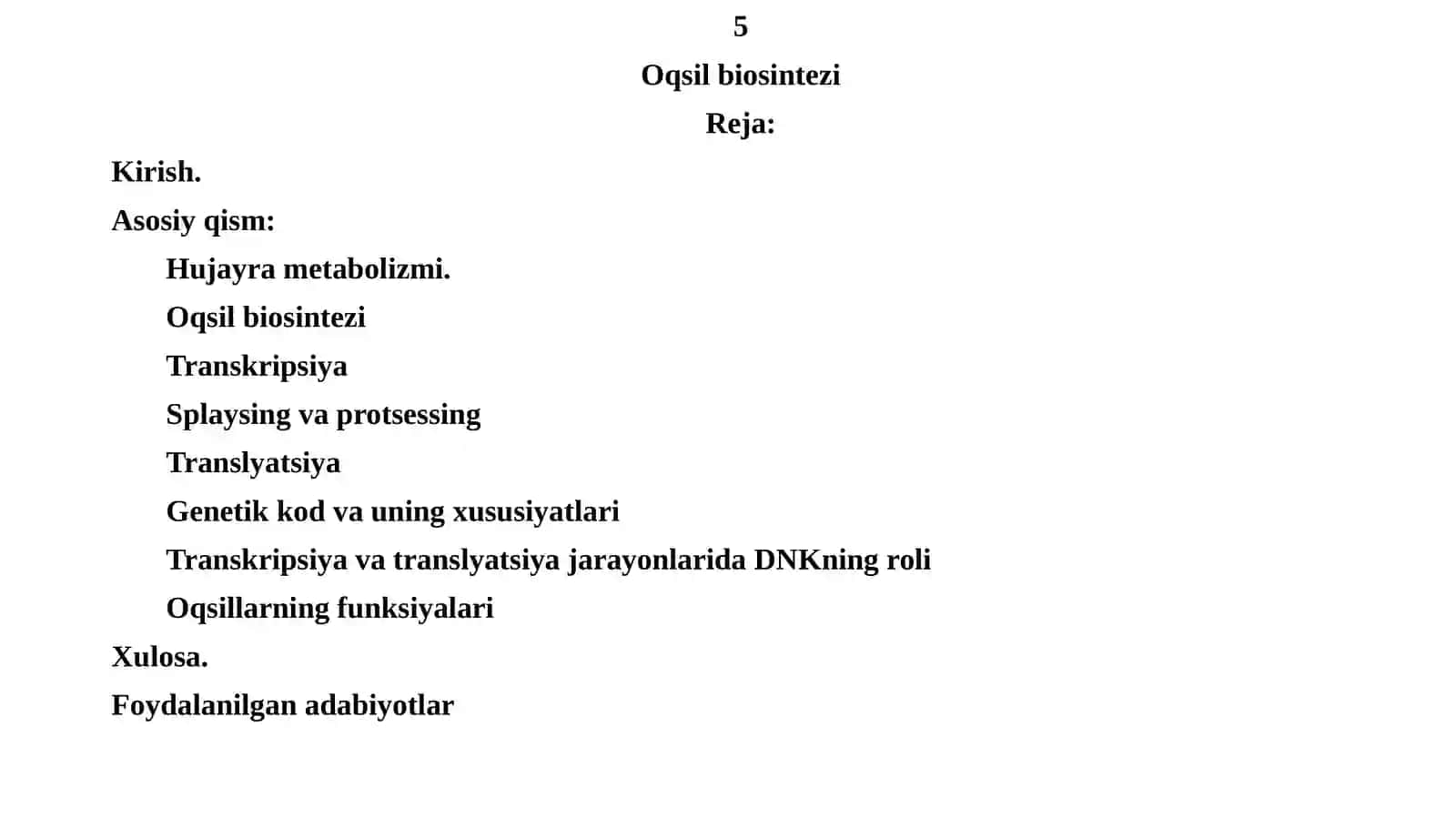 Oqsil biosintezi 2