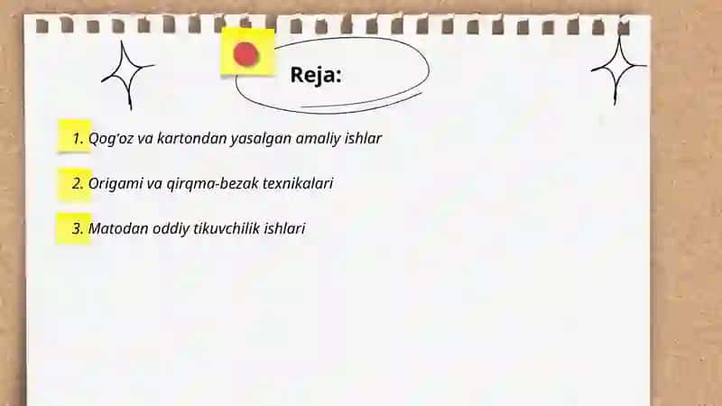 Qogʻoz va kartondan yasalgan amaliy ishlar 2