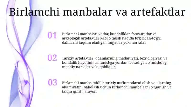 Tarix Darslarida Tarixiy Manbalardan Foydalanish 2