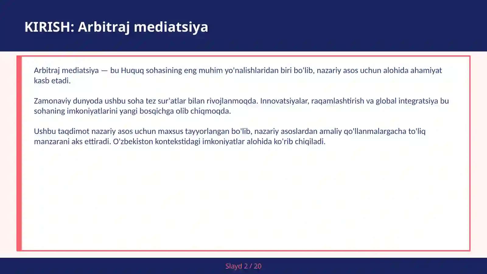 Arbitraj mediatsiya 2