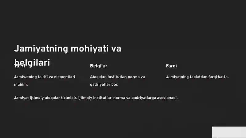 Jamiyat falsafasi 2