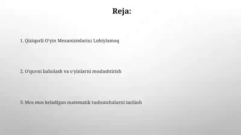 Qiziqarli Oʻyin Mexanizmlarini Lohiylamoq 2