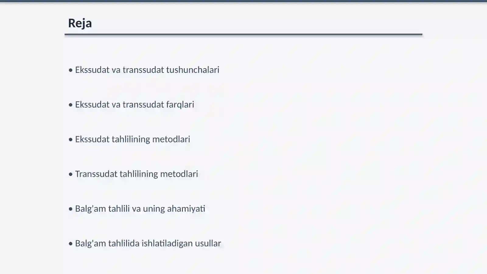 Ekssudat va transsudat tahlili 2