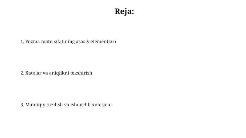 Grammatika va imlo to'g'riligi 2