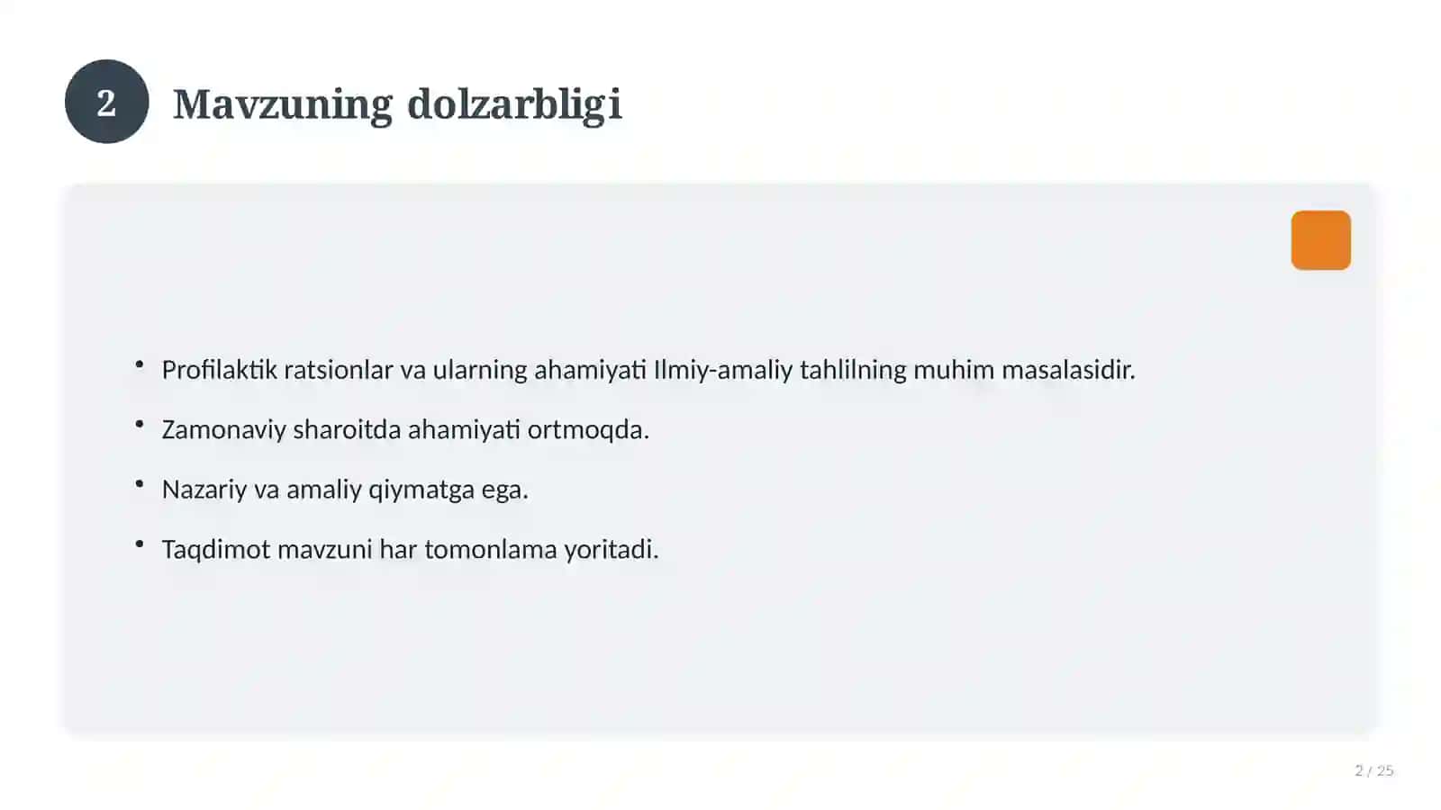 Profilaktik ratsionlar va ularning ahamiyati 2