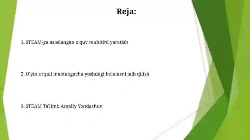 STEAM Ta'limi: Amaliy Yondashuv 2