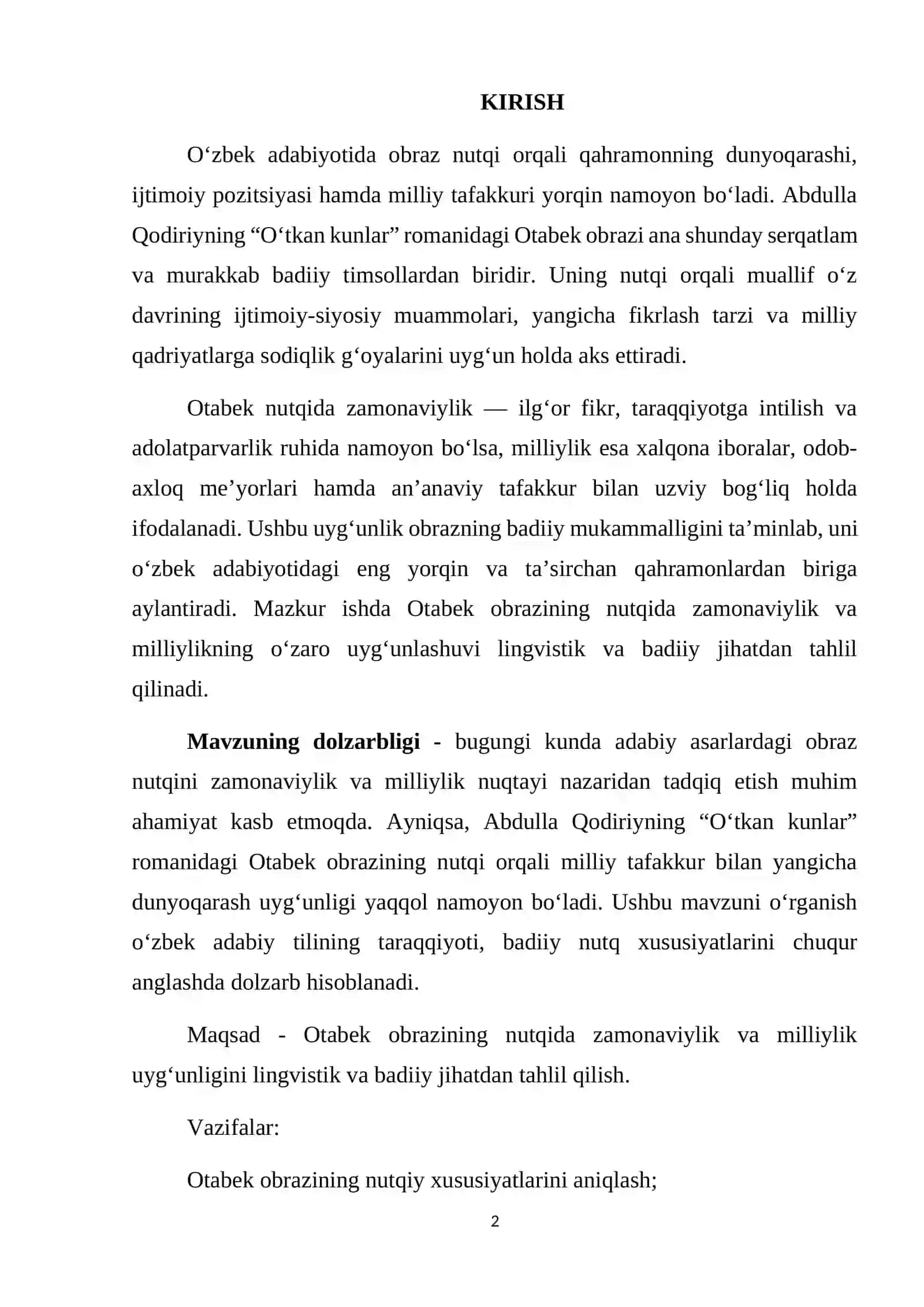 Otabek Obrazining Nutqida Zamoniavilik va Milliylik Uyg'unligi 2
