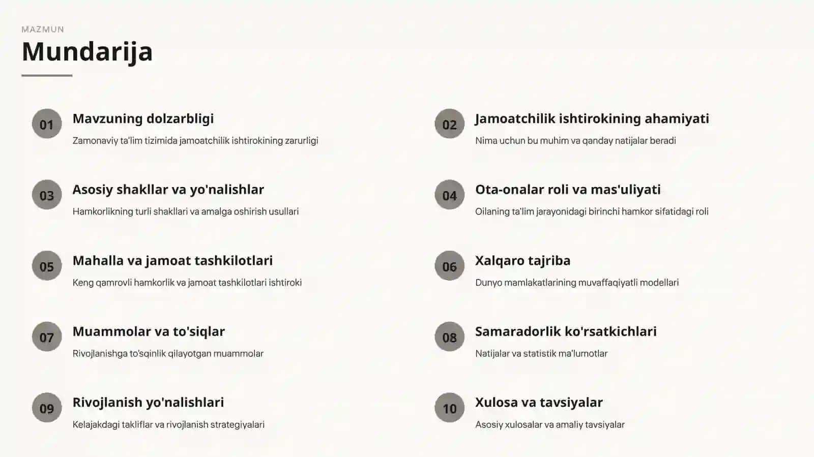 Ta'lim va hamkorlik 2
