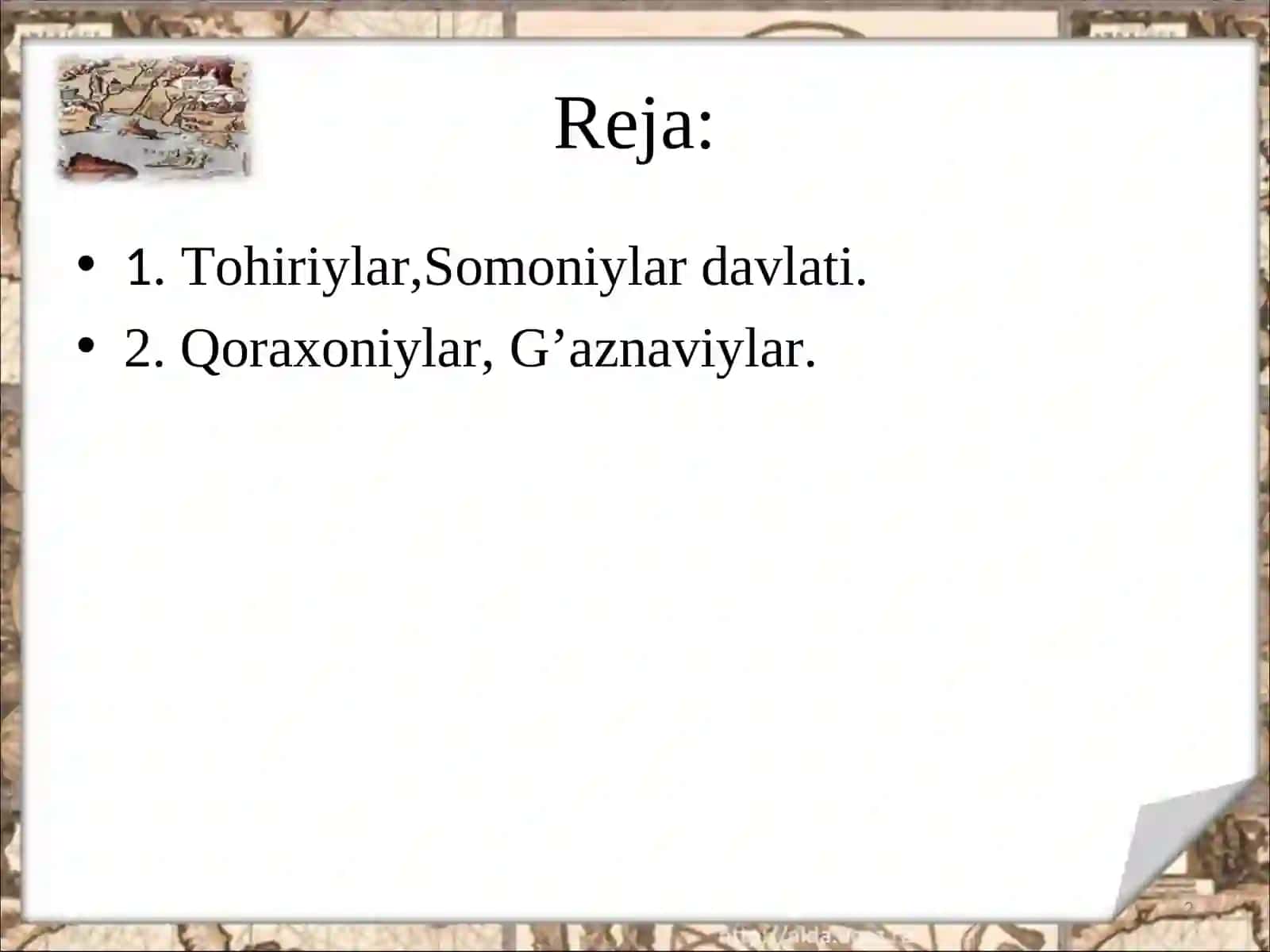 Qoraxitoylar davri tarixiy geografiyasi 2