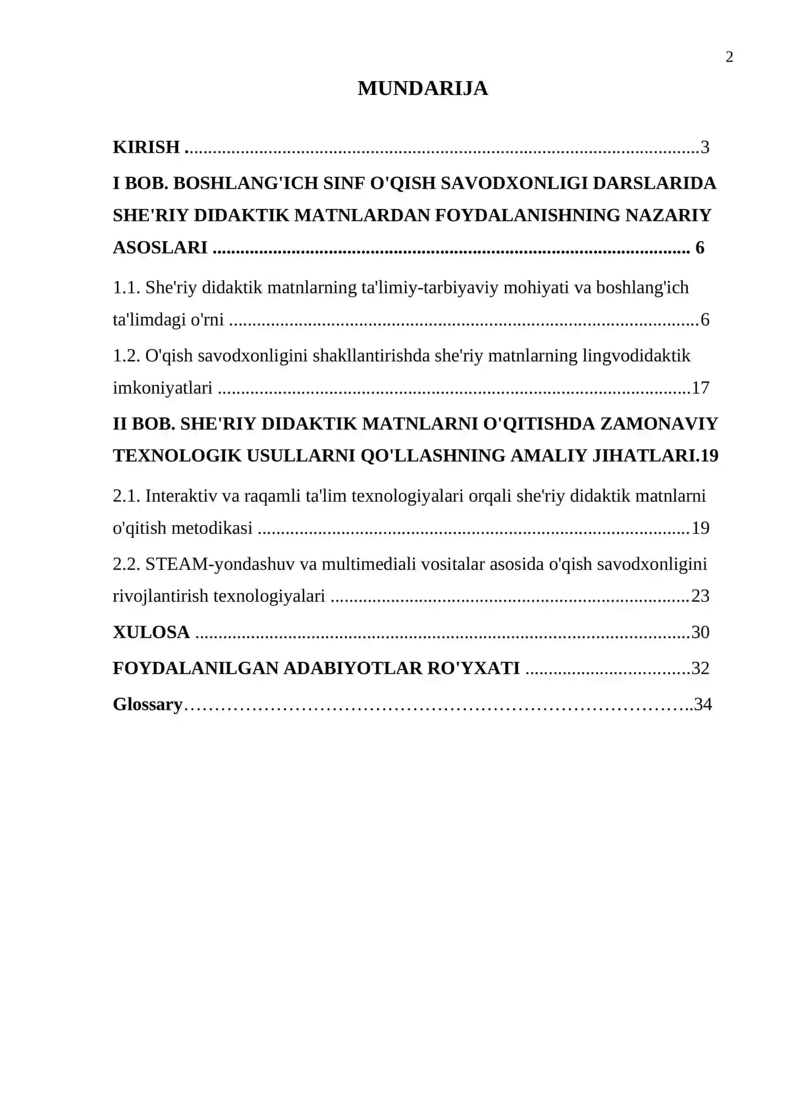 BOSHLANG'ICH SINF O'QISH SAVODXONLIGI DARSLARIDA SHE'RIY DIDAKTIK MATNLARDAN FOYDALANISHDA ZAMONAVIY TEXNOLOGIK USULLAR 2