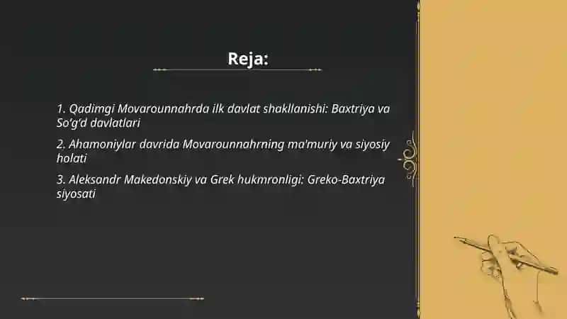 Oʻzbekiston davlatchilik tarixi eng qadimgi davrdan 16 asrgacha 2