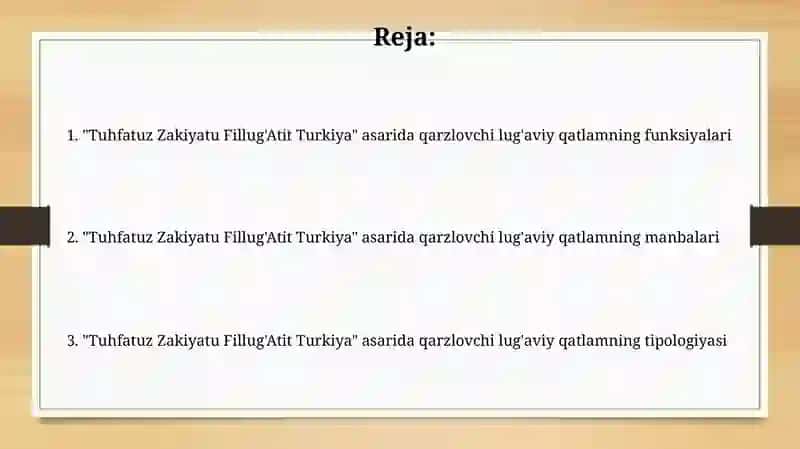 Tuhfatuz Zakiyatu Fillug'Atit Turkiya 2