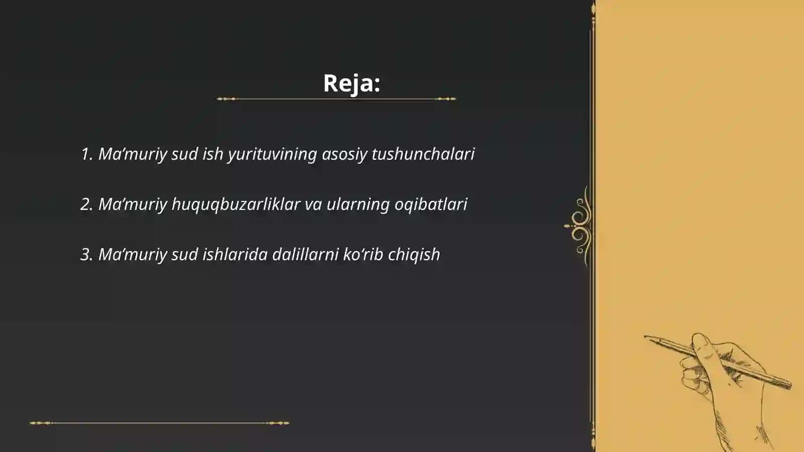MA’MURIY SUD ISH YURITUVI 2