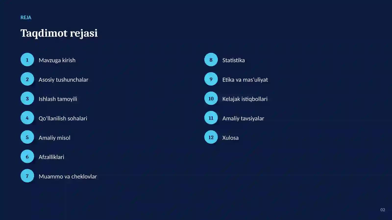 SUN'IY INTELLEKT • AI DASTURLASH VOSITALARI 2