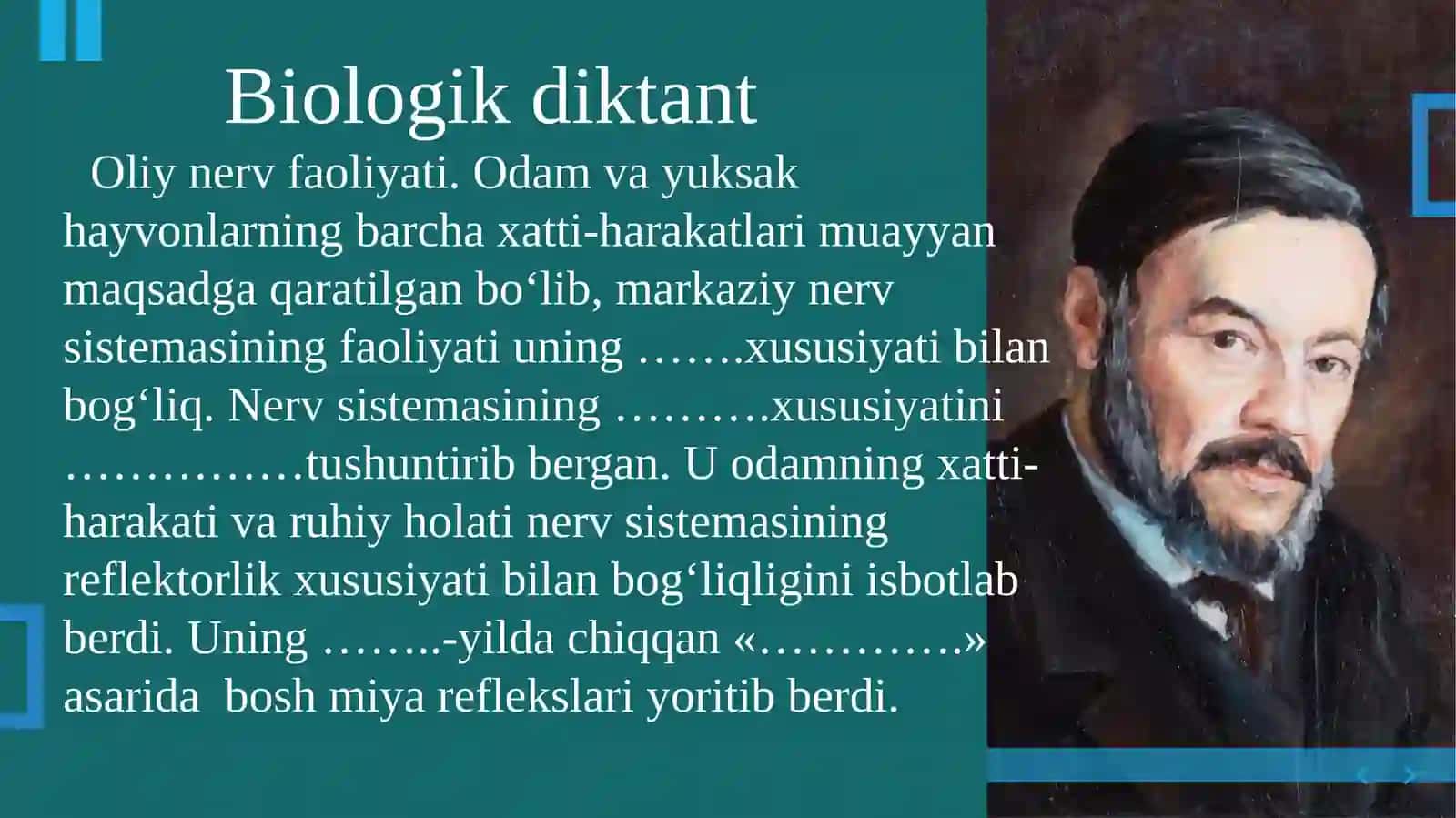 Biologik diktant 2
