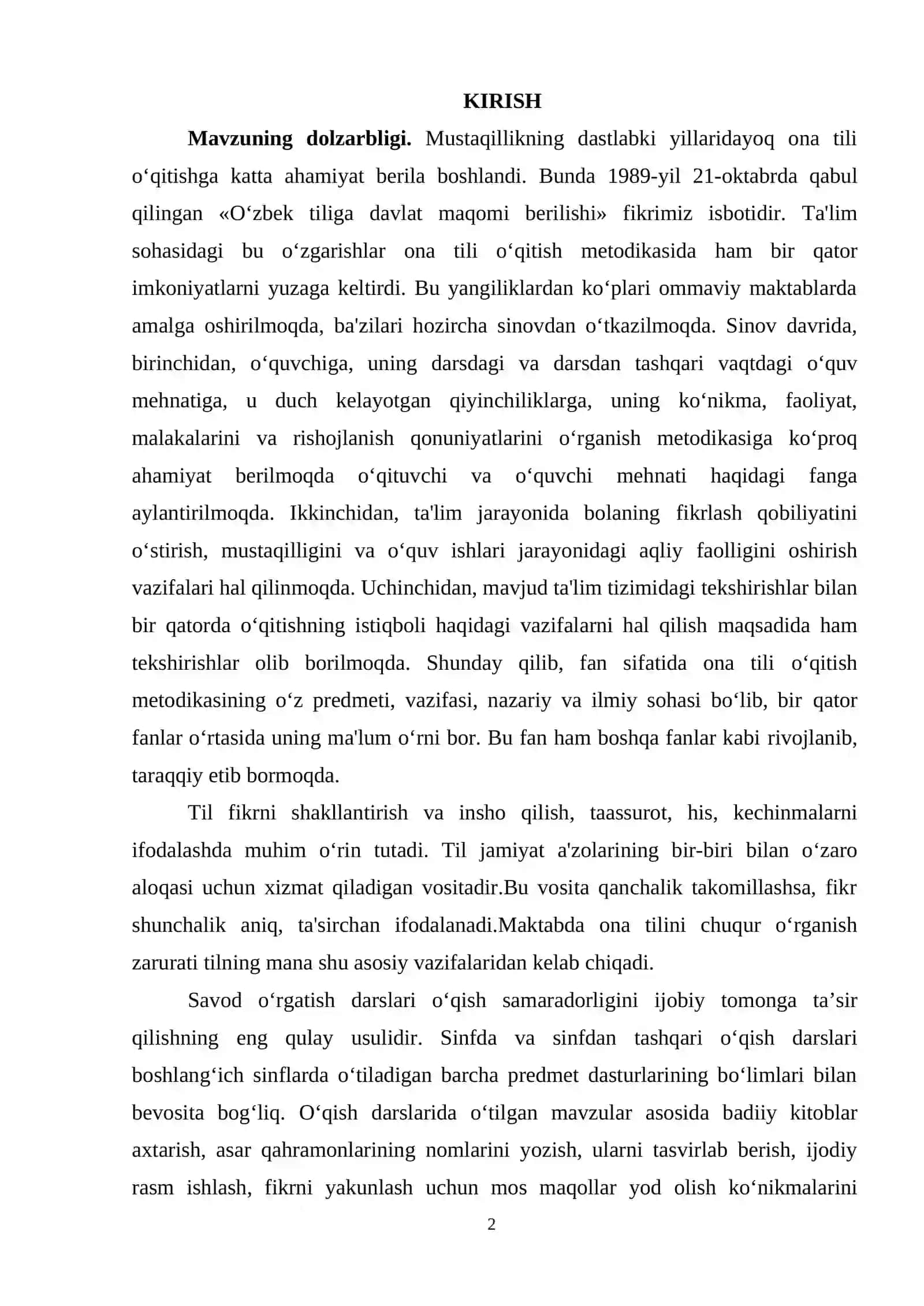 O'qish darsida ertak o'tish uslubiyoti 4-sinf 2