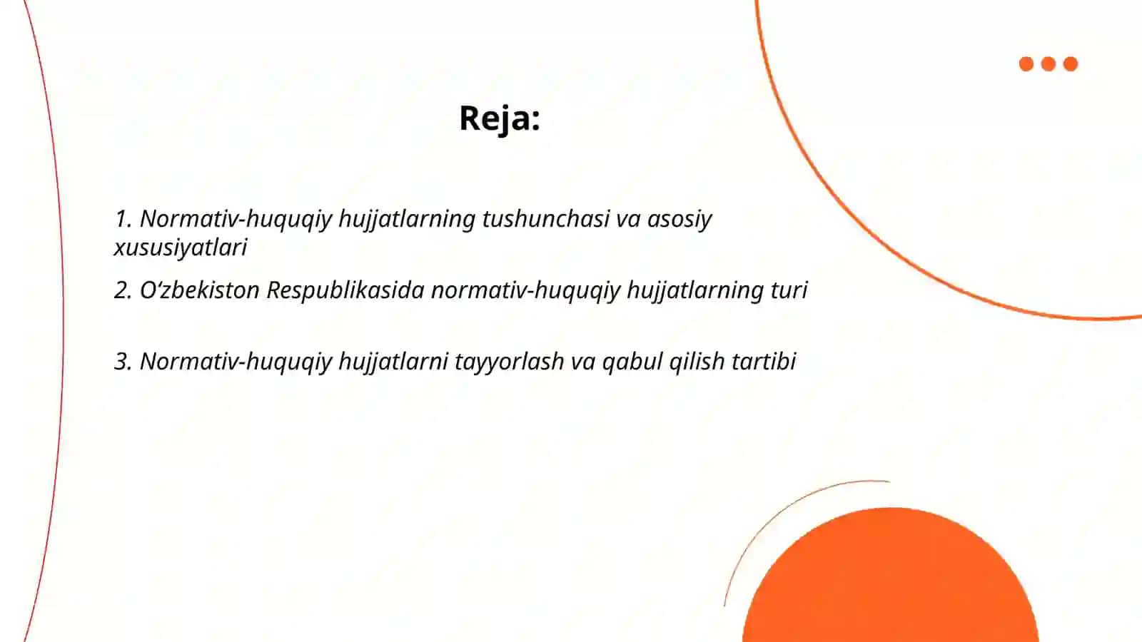 Normativ-huquqiy hujjatlar toʻgʻrisida 2