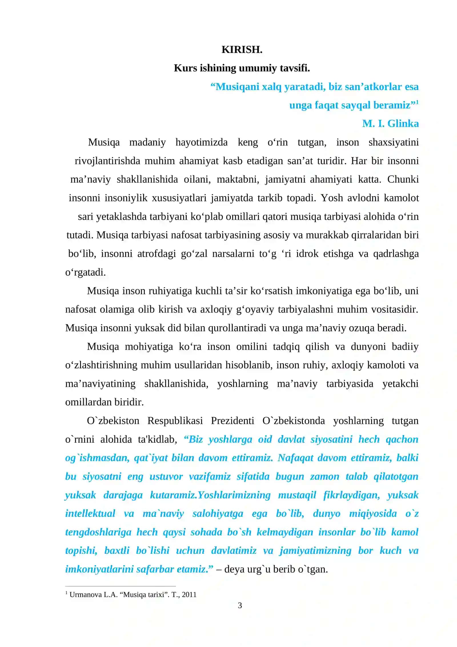 M. I. GLINKA SIMFONIK IJODIDA VARIATSIYA SHAKLI 2