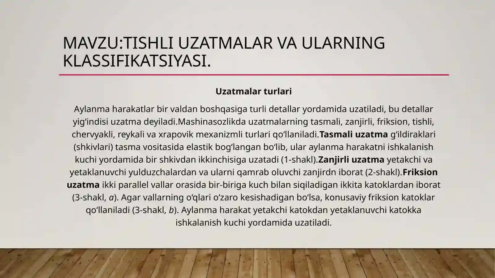 ABDUJALILOV MIRZOTOLIBJONNING AMALIY MEHANIKA FANIDAN QAYTA O’ZLASHTIRISH TAQDIMOTI 2